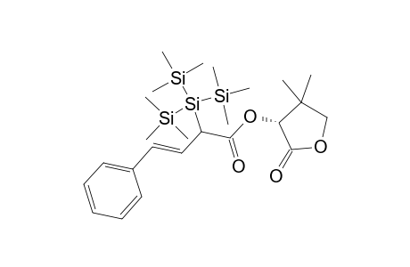 4,4-Dimethyl-2-oxo-tetrahydrofur-3-yl 2-[tris(trimethylsilyl)silyl]-4-phenyl-but-3-enoate