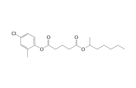 Glutaric acid, hept-2-yl 2-methyl-4-chlorophenyl ester