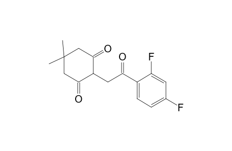 2-[2-(2,4-Difluorophenyl)-2-oxoethyl]-5,5-dimethylcyclohexane-1,3-dione