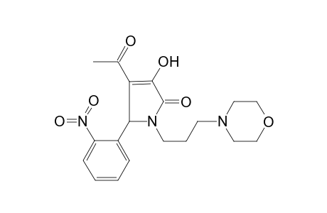 4-Acetyl-3-hydroxy-1-(3-morpholin-4-yl-propyl)-5-(2-nitro-phenyl)-1,5-dihydro-pyrrol-2-one