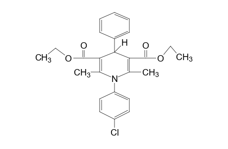 1-(p-chlorophenyl)-1,4-dihydro-2,6-dimethyl-4-phenyl-3,5-pyridinedicarboxylic acid, diethyl ester