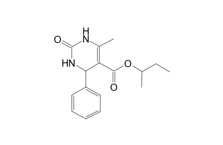 5-Pyrimidinecarboxylic acid, 1,2,3,4-tetrahydro-6-methyl-2-oxo-4-phenyl-, 1-methylpropyl ester