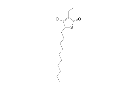 5-DECYL-3-ETHYL-4-HYDROXY-2(5H)-THIOPHENONE