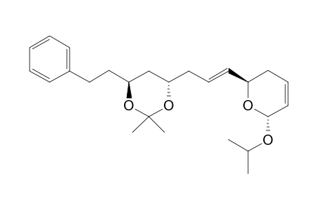 (4S,6S)-4-[(E)-3-[(2R,6R)-6-isopropoxy-3,6-dihydro-2H-pyran-2-yl]allyl]-2,2-dimethyl-6-phenethyl-1,3-dioxane