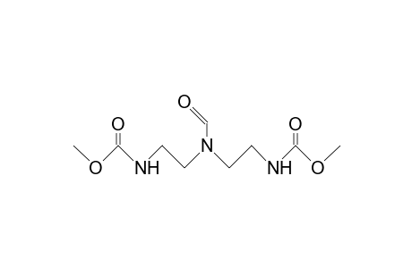 Formamido-N,N-bis(ethylcarbamic acid) diethyl ester
