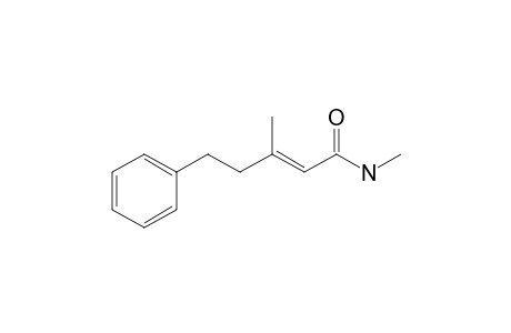 (E)-N,3-Dimethyl-5-phenylpent-2-enamide