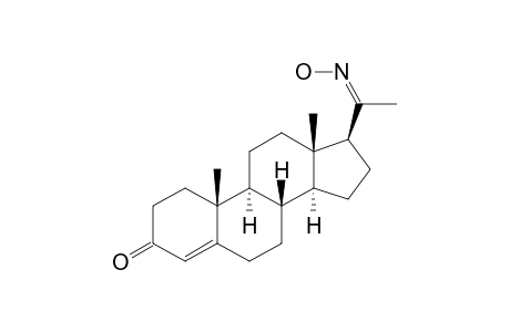 20-HYDROXYIMINO-4-PREGNENE-3,20-DIONE