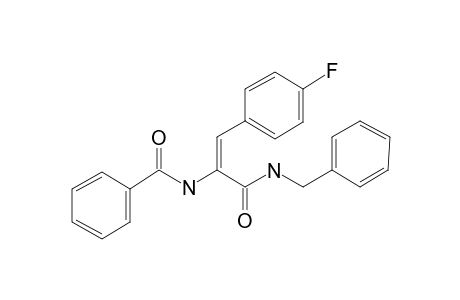 Propenamide, 2-benzoylamino-3-(4-fluorophenyl)-N-benzyl-