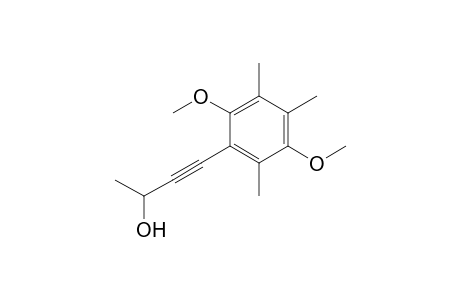 4-(2,5-dimethoxy-3,4,6-trimethyl-phenyl)but-3-yn-2-ol