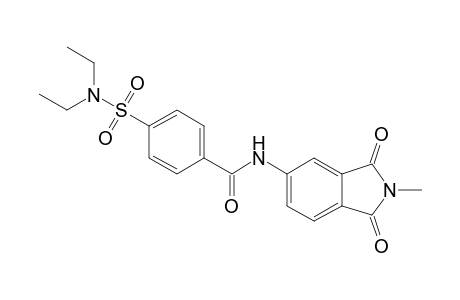 4-[(Diethylamino)sulfonyl]-N-(2-methyl-1,3-dioxo-2,3-dihydro-1H-isoindol-5-yl)benzamide