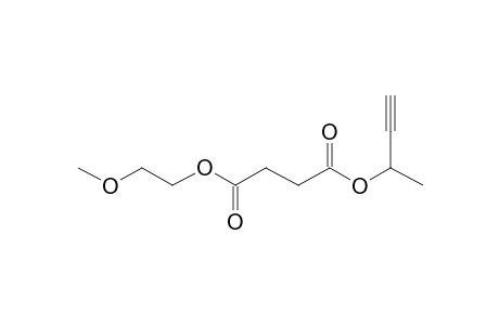 Succinic acid, but-3-yn-2-yl 2-methoxyethyl ester