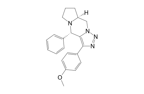 (4S,8aS)-3-(4-methoxyphenyl)-4-phenyl-4,6,7,8,8a,9-hexahydropyrrolo[1,2-a][1,2,3]triazolo[1,5-d]pyrazine