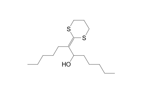 6-Dodecanol, 7-(1,3-dithian-2-ylidene)-