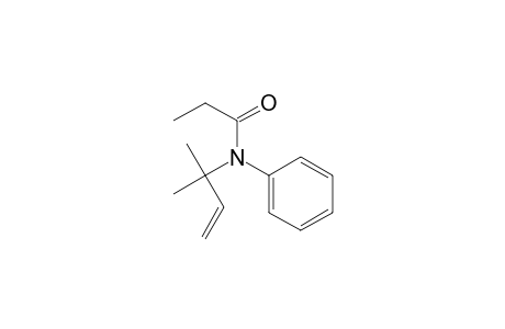 N-(1,1-dimethyl-2-propenyl)-N-phenylpropanamide