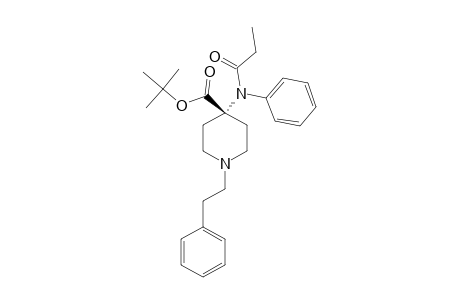 TERT.BUTYL-4-[N-(1-OXOPROPYL)-N-PHENYLAMINO]-1-(2-PHENYLETHYL)-4-PIPERIDINECARBOXYLATE