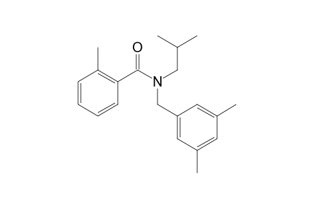 Benzamide, 2-methyl-N-(3,5-dimethylbenzyl)-N-isobutyl-