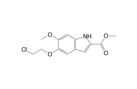 Methyl 5-(2-Chloroethoxy)-6-methoxy-1H-indole-2-carboxylate