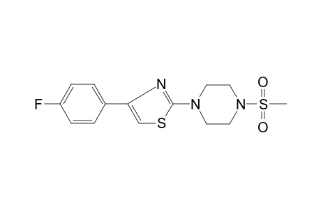 1-[4-(4-Fluoro-phenyl)-thiazol-2-yl]-4-methanesulfonyl-piperazine