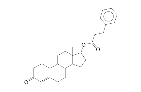 (13-methyl-3-oxidanylidene-2,6,7,8,9,10,11,12,14,15,16,17-dodecahydro-1H-cyclopenta[a]phenanthren-17-yl) 3-phenylpropanoate