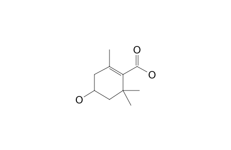 (R)-4-Hydroxy-2,6,6-trimethylcyclohex-1-ene-1-carboxylic acid