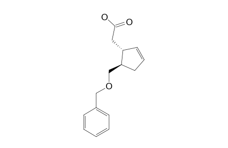 (1S)-TRANS-(5-BENZYLOXYMETHYLCYCLOPENT-2-EN-1-YL)-ACETIC-ACID