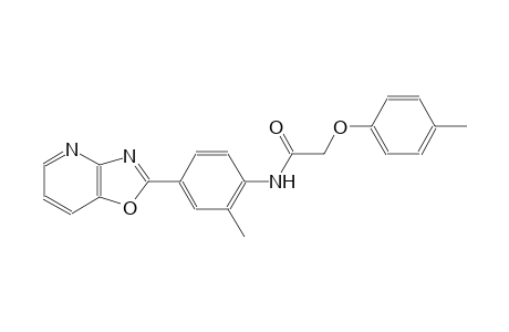 N-(2-methyl-4-[1,3]oxazolo[4,5-b]pyridin-2-ylphenyl)-2-(4-methylphenoxy)acetamide