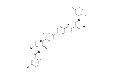 5-Chloro-o-toluidine(2 mol)=>4',4'''-bi-o-acetoacetotoluidid