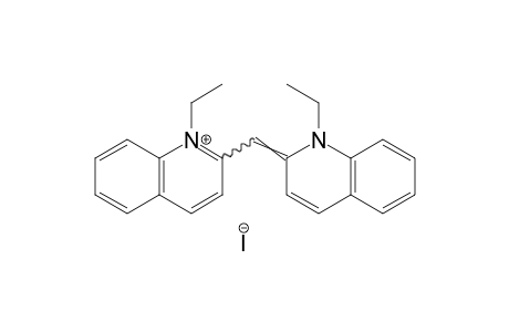 1-ethyl-2-[(1-ethyl-2(1H)-quinolylidene)methyl]quinolinium iodide