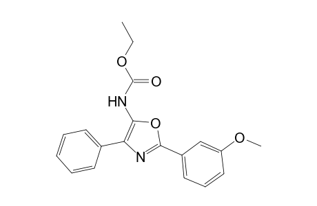 Ethyl N-[2-(3-methoxyphenyl)-4-phenyl-1,3-oxazol-5-yl]carbamate