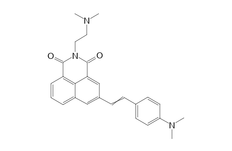 N-(N',N'-dimethylaminoethyl)-3-(2-p-dimethylaminophenylvinyl)naphthalimide