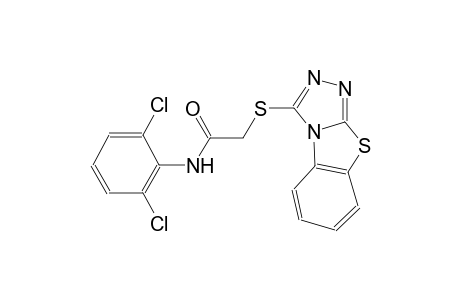 acetamide, N-(2,6-dichlorophenyl)-2-([1,2,4]triazolo[3,4-b]benzothiazol-3-ylthio)-