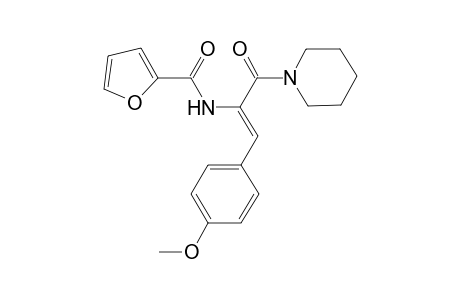 2-furancarboxamide, N-[(Z)-2-(4-methoxyphenyl)-1-(1-piperidinylcarbonyl)ethenyl]-