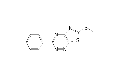 Thiazolo[4,5-e]-1,2,4-triazine, 6-(methylthio)-3-phenyl-