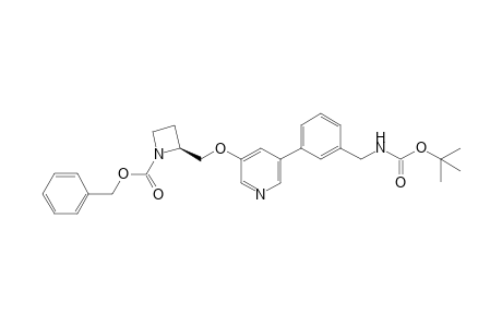 tert-Butyl[3-[5-[[1-(Benzyloxycarbonyl)-2(S)-azetidinyl]methoxy]-3-pyridyl]benzyl]carbamate