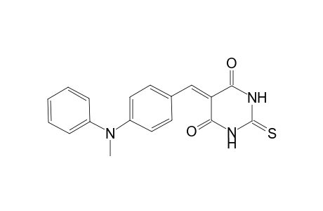 4,6(1H,5H)-pyrimidinedione, dihydro-5-[[4-(methylphenylamino)phenyl]methylene]-2-thioxo-