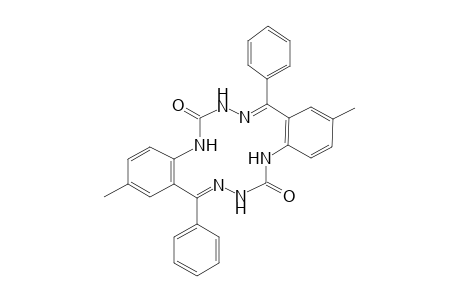 2,11-Dimethyl-9,18-diphenyl-5,7,14,16-tetrahydrodibenzo[e,l][1,2,4,8,9,11]hexaazacyclotetradecine-6,15-dione