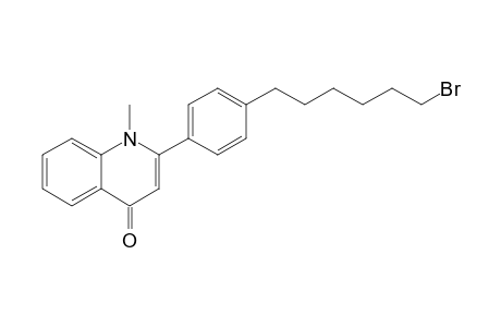 1-METHYL-2-[4'-(6''-BROMOHEXYL)-PHENYL]-4(1H)-QUINOLONE