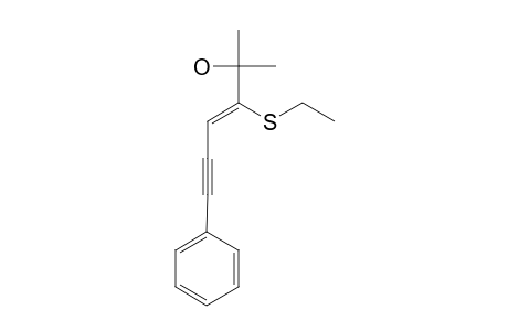 1-PHENYL-4-THIOETHYL-5-HYDROXY-3Z-EN-HEX-1-YNYL