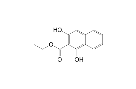 2-Naphthalenecarboxylic acid, 1,3-dihydroxy-, ethyl ester
