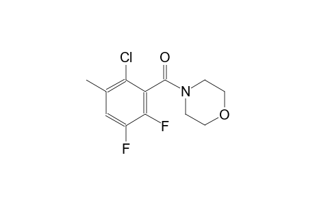 morpholine, 4-(2-chloro-5,6-difluoro-3-methylbenzoyl)-