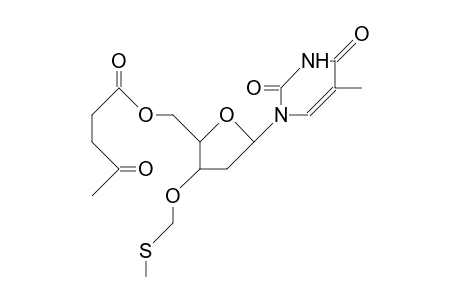 5'-O-Levulinoyl-3'-O-methylthiomethyl-thymidine