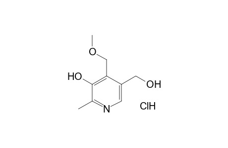 5-hydroxy-4-(methoxymethyl)-6-methyl-3-pyridinemethanol, hydrochloride