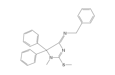 4-(benzylimino)-5,5-diphenyl-1-methyl-2-(methylthio)-2-imidazoline