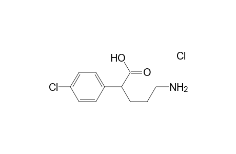 5-Amino-2-(4'-chlorophenyl)pentanoic acid - hydrochloride