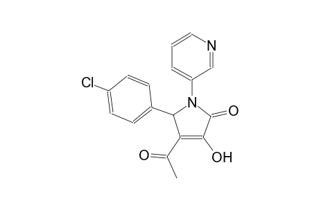 2H-pyrrol-2-one, 4-acetyl-5-(4-chlorophenyl)-1,5-dihydro-3-hydroxy-1-(3-pyridinyl)-