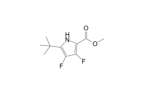 5-tert-Butyl-3,4-difluoro-1H-pyrrole-2-carboxylic acid methyl ester