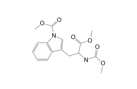 L-Tryptophan, N,N'-dimethoxycarbonyl-, methyl ester