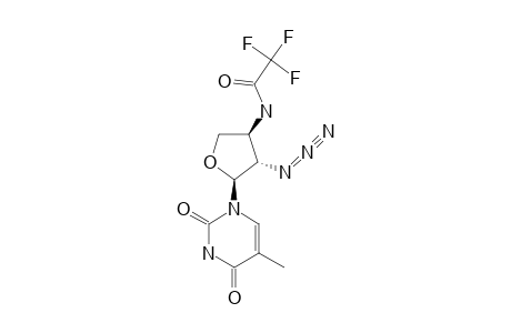 1-[2'-AZIDO-2',3'-DIDEOXY-3'-N-(TRIFLUOROACETYL)-L-THREO-FURANOSYL]-THYMINE