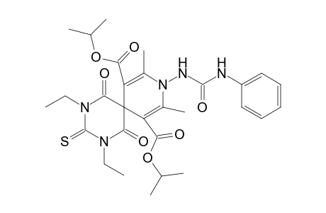 Diisopropyl 9-[(anilinocarbonyl)amino]-2,4-diethyl-8,10-dimethyl-1,5-dioxo-3-thioxo-2,4,9-triazaspiro[5.5]undeca-7,10-diene-7,11-dicarboxylate