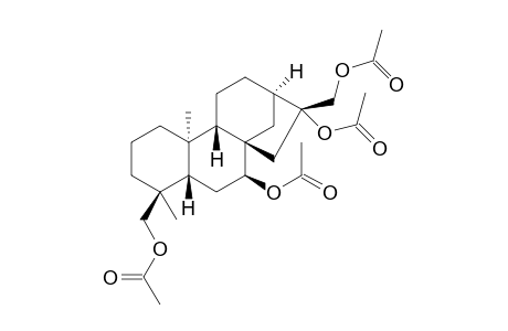 [(1R,2S,4S,5S,9R,10S,13R,14R)-2,14-bis(acetyloxy)-5-[(acetyloxy)methyl]-5,9-dimethyltetracyclo[11.2.1.0(1,10).0(4,9)]hexadecan-14-yl]methyl acetate